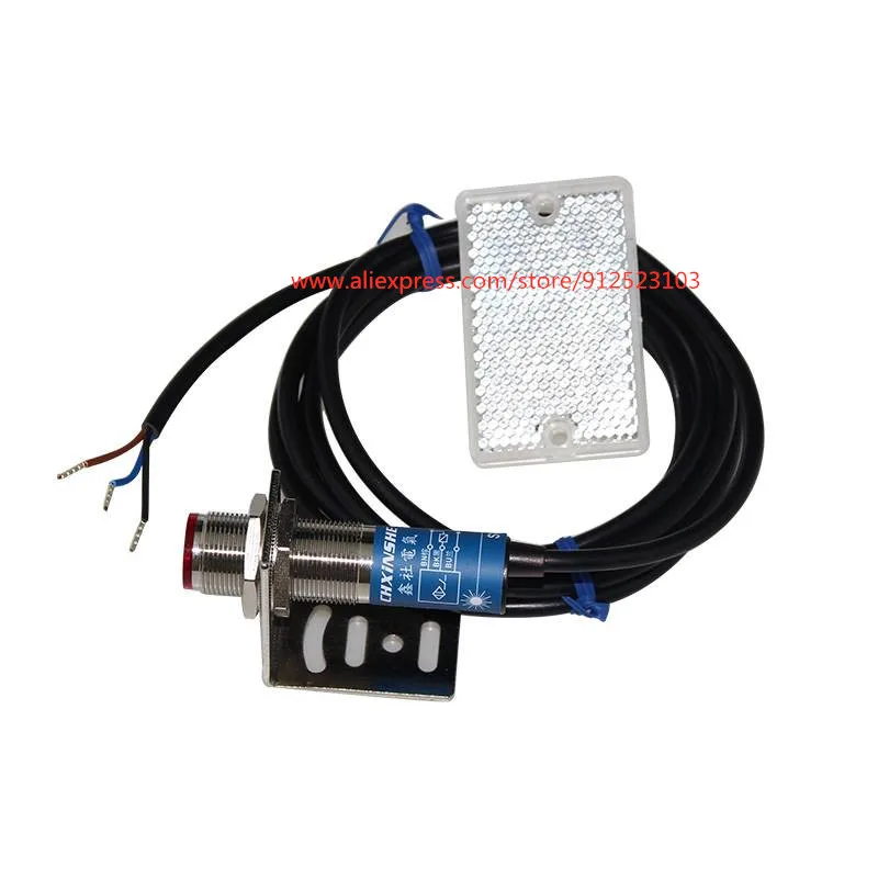 

M18 Laser Sensor Feedback Reflex Photoelectric Switch Sn-4m 200mA 10-30VDC Visible Light SYM18J-4SN1/4SP1