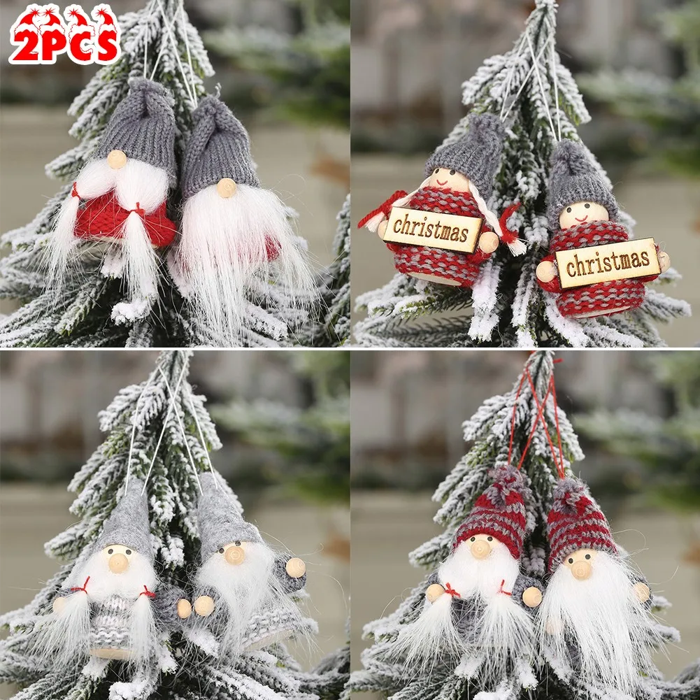 

Christmas Gnomes Plush Santa Doll Xmas-Gonk Dwarf Elf Decor Gifts Ornaments For Home Xmas Noel Ornament Happy New Year 2022