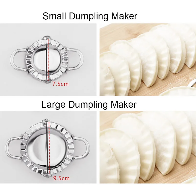 1/2 из нержавеющей стали клецки машина обертка тесто резак плесень различных