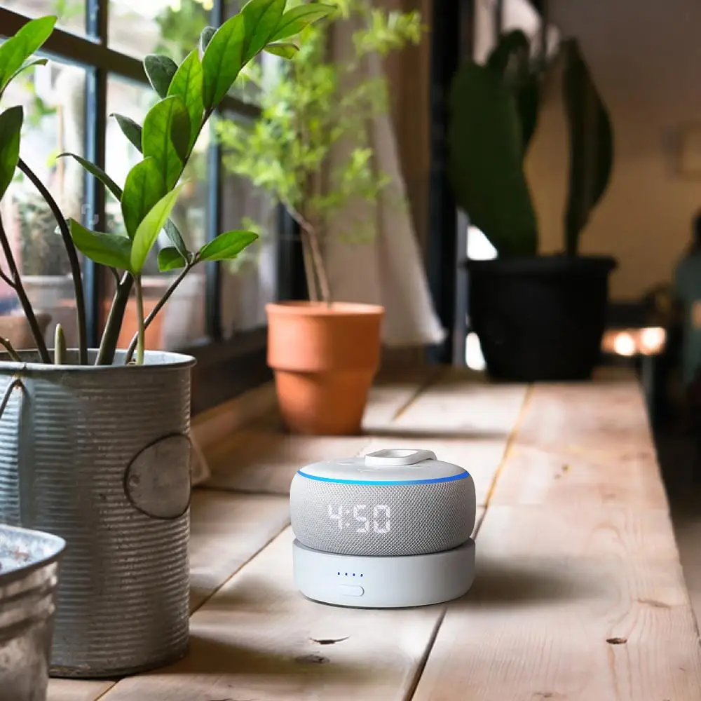 Чехол для аккумулятора GGMM D3 Amazon Alexa Echo Dot 3rd Gen Speaker зарядка 3 с 8 часовым