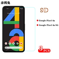 3pcs full cover tempered glass on the for google pixel 4a screen protector on pixel 4a 5g glass