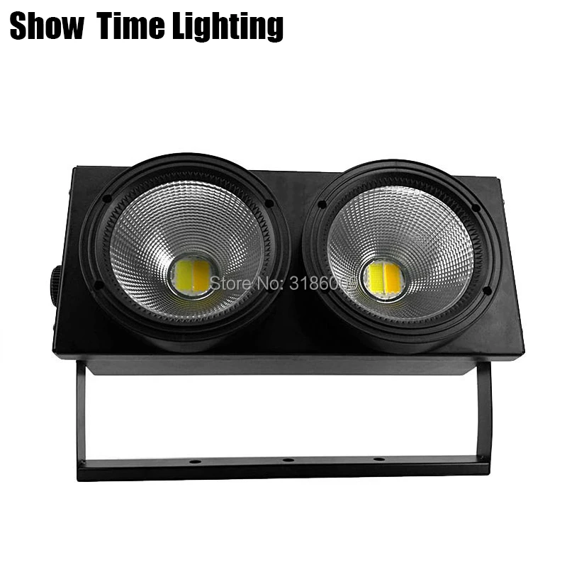 200 Вт Dj Led Cob Par Светильник 2 глаза белый/теплый белый в 1 точка Управление хорошее