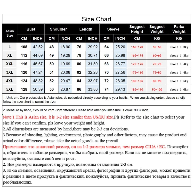 Top Quality Winter Parka Men Thick Warm Winter Jacket Men Windproof Casual Outerwear Medium Long Coat Men Parka Plus Size 5XL