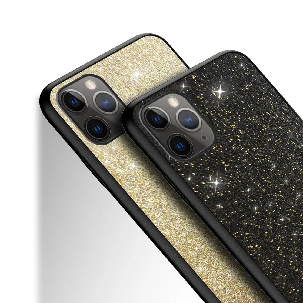Новый роскошный модный Блестящий блестящий чехол для телефона iPhone 11 Pro Max X XR XS 6 6S 7