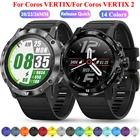 Ремешок силиконовый для наручных часов, быстросъемный легко устанавливаемый браслет для смарт-часов Coros VERTIX 2 Fenix 5X6X Correa, 22 26 мм