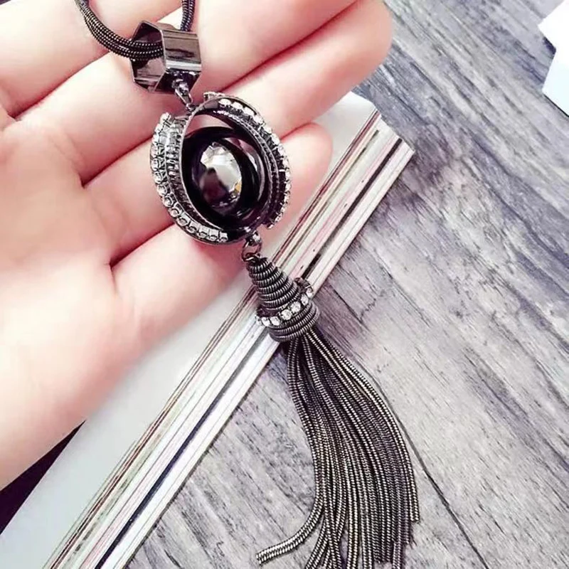

New Necklace Pendant Long Tassel Sweater Chain For Women Vintage Jewelry Couple Gift Accessories Bijoux Dropshipping
