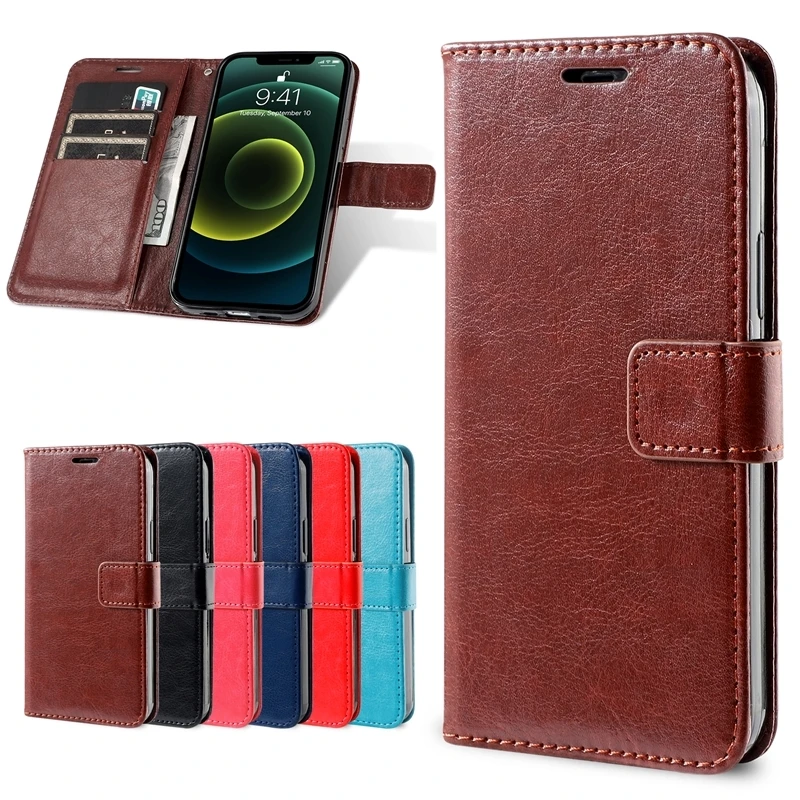 

card holder cover case fitted Case for Motorola Moto G10 / for Moto G30 Pu leather Flip Case Retro wallet phone bag case