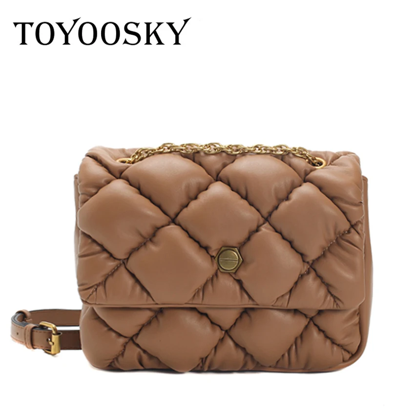 TOYOOSKY новинка женская сумка с перьями клапаном сумки новые зимние космические