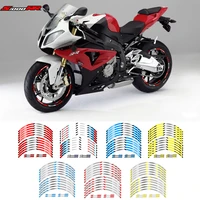motorcycle front and rear wheels edge outer rim sticker reflective stripe wheel decals for bmw s1000rr
