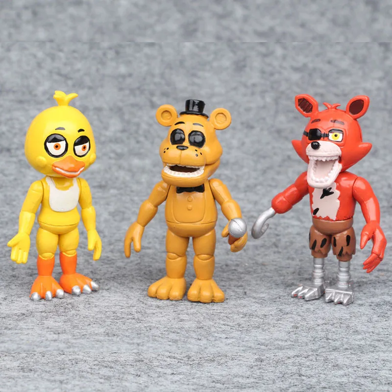 Five Nights At Freddy's FNAF Фигурки игрушки Foxy Freddy FNAF ПВХ фигурка FUNKO плюшевый медведь, куклы игрушки для детей подарок для детей