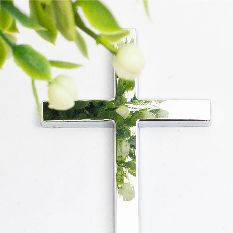 1 шт. 3D металлические автомобильные наклейки с крестом для пар значок эмблема