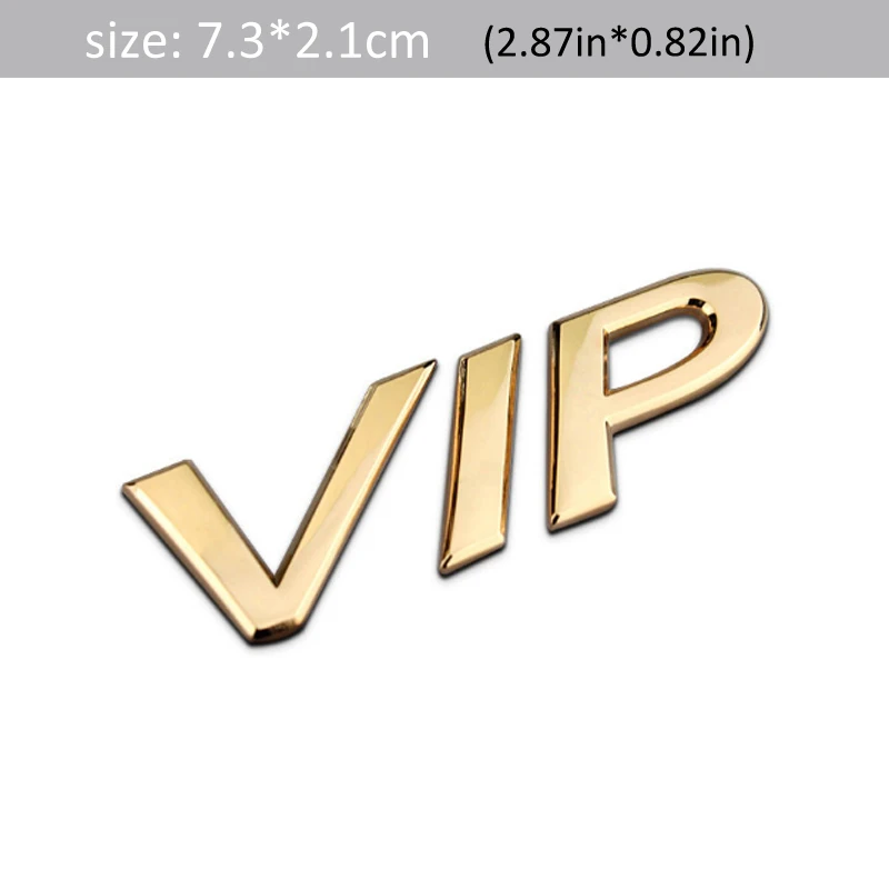 1 шт. 3D металлический vip автомобиль боковое крыло задний багажник эмблема значок