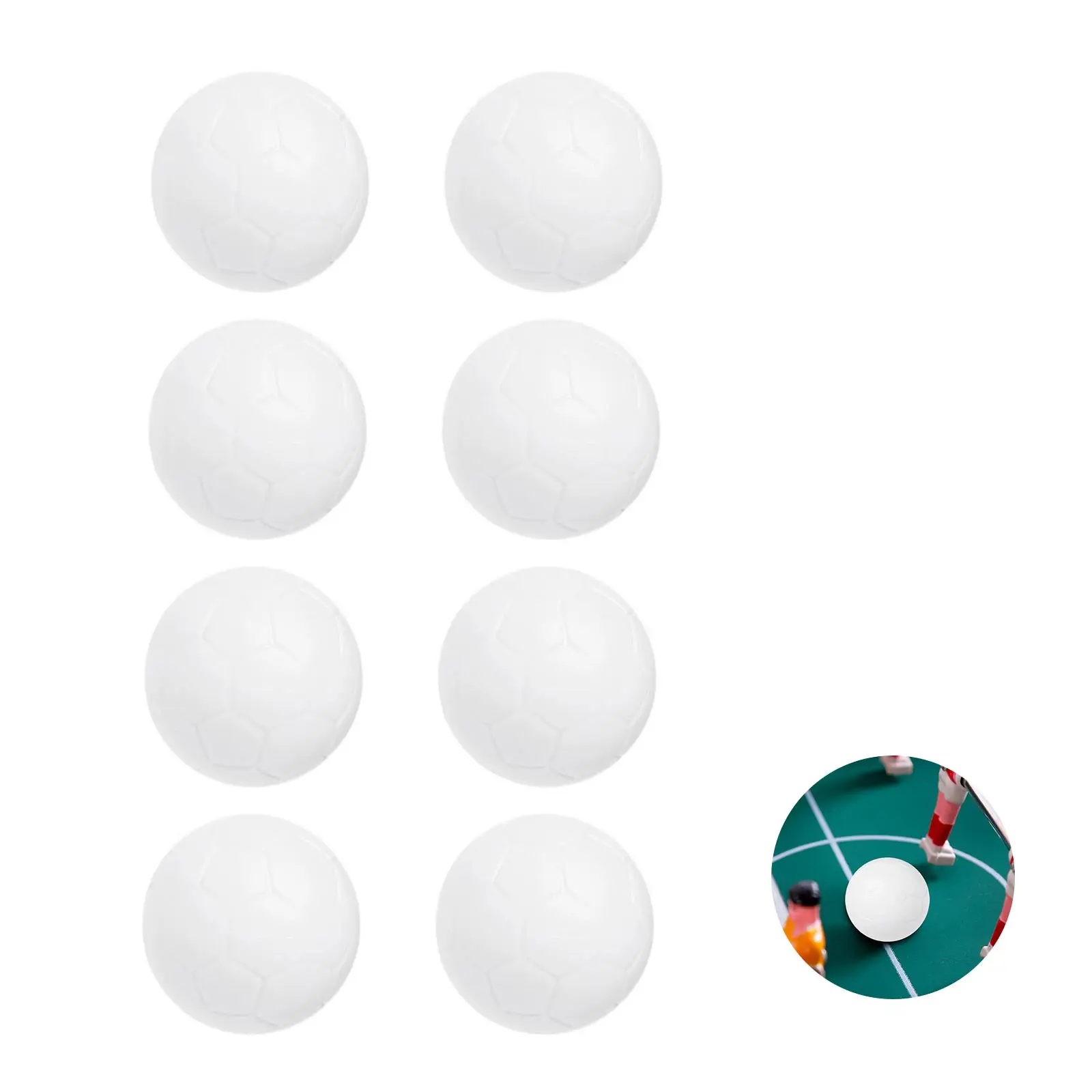 

Professional Table Football Game 8 Pieces 36mm Adult Children Table Game Football Black And White Color Table Game Accessories