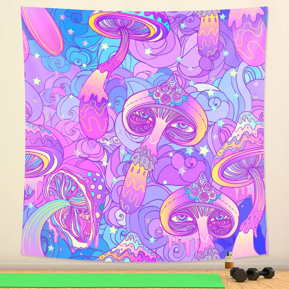 Психоделические сцены завод МАНДАЛА ГОБЕЛЕН гобелен для домашнего декора