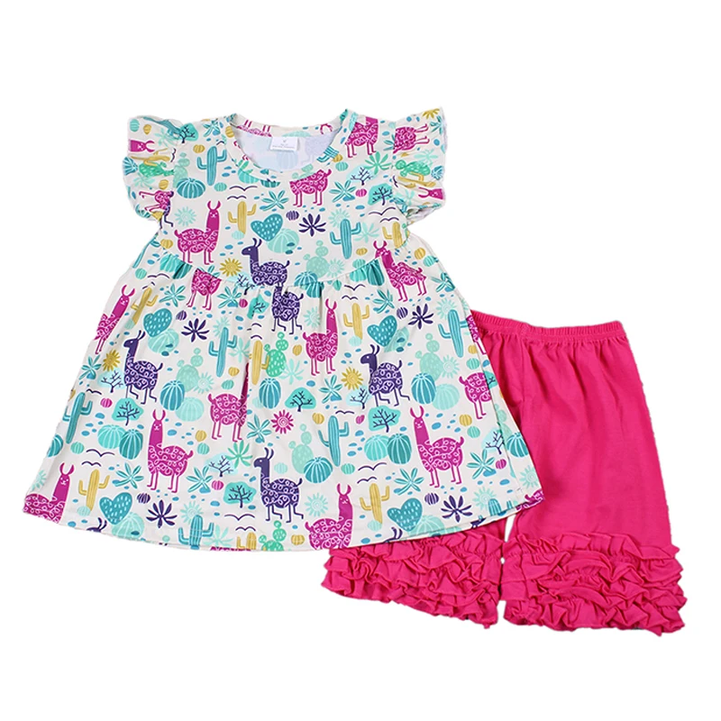 2020 модная детская одежда из бутика Одежда для маленьких девочек Однотонные штаны