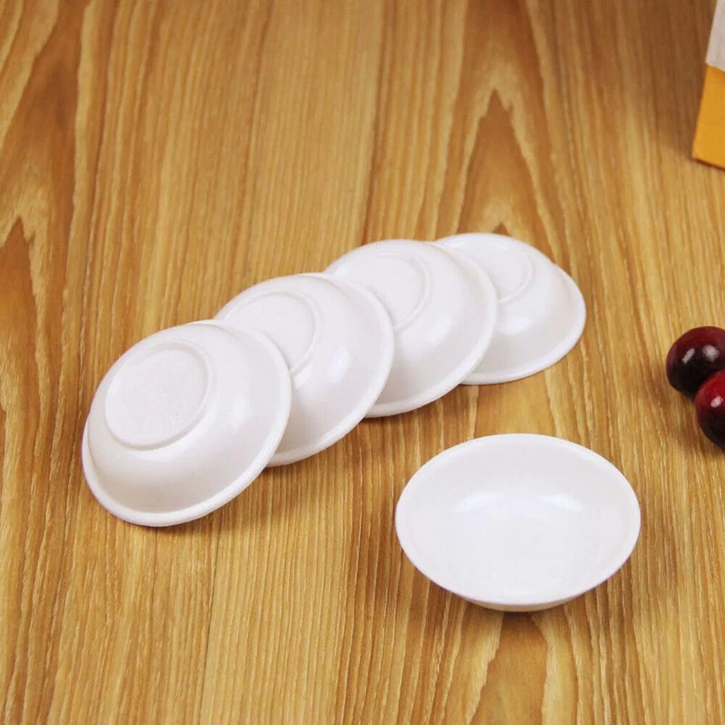 

40pcs Sauce Dishes Butter Mustard Sushi Vinegar Soy Plastic Plate Bowl Kitchen Saucer For Restaurant Home Buffet