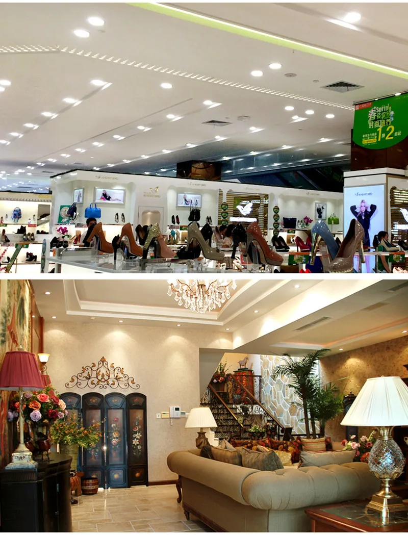 9W 15W 21W Led Ceiling Lamp Recessed LED Downlight Dimmable 220V110V Warm / Pure/Cold White Round Led Spot Light Indoor lighting