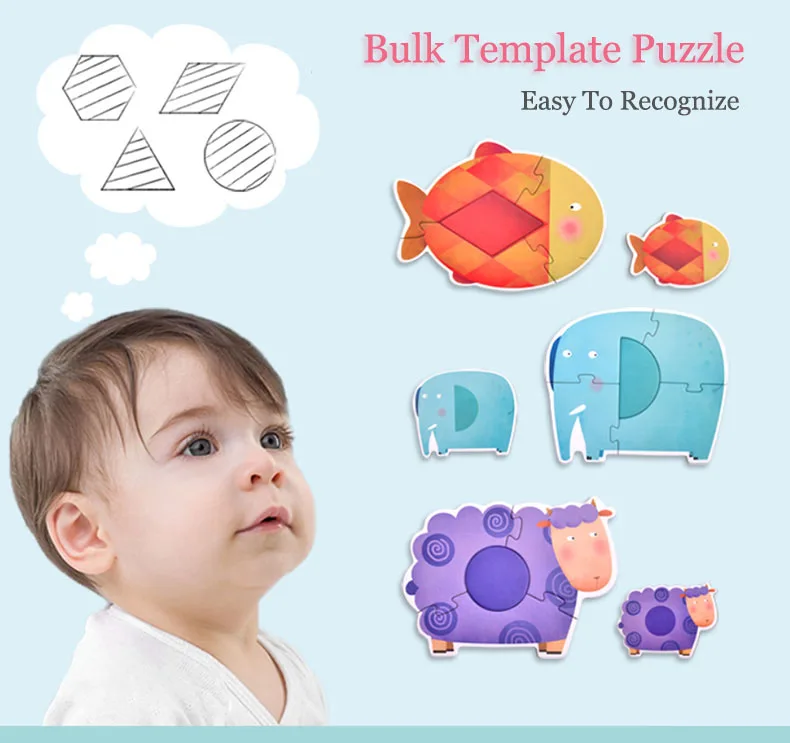 MiDeer Puzzle Kids Puzzles Educational Toys Children Toys Educational Paper Toys for Children Gifts > 3 Years Old