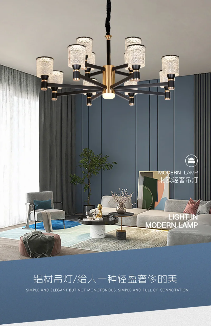 

Artpad Led Hanging Modern Pendant Light Luxury Minimalist Living Room Decoration Chandelier Loft Lampa Sufitowa Indoor Lighting