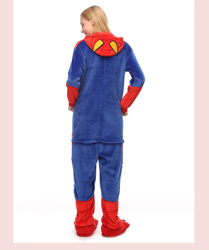 Костюм на Хэллоуин Аниме Косплей кигуруми Единорог комбинезон Теплый Пижама с