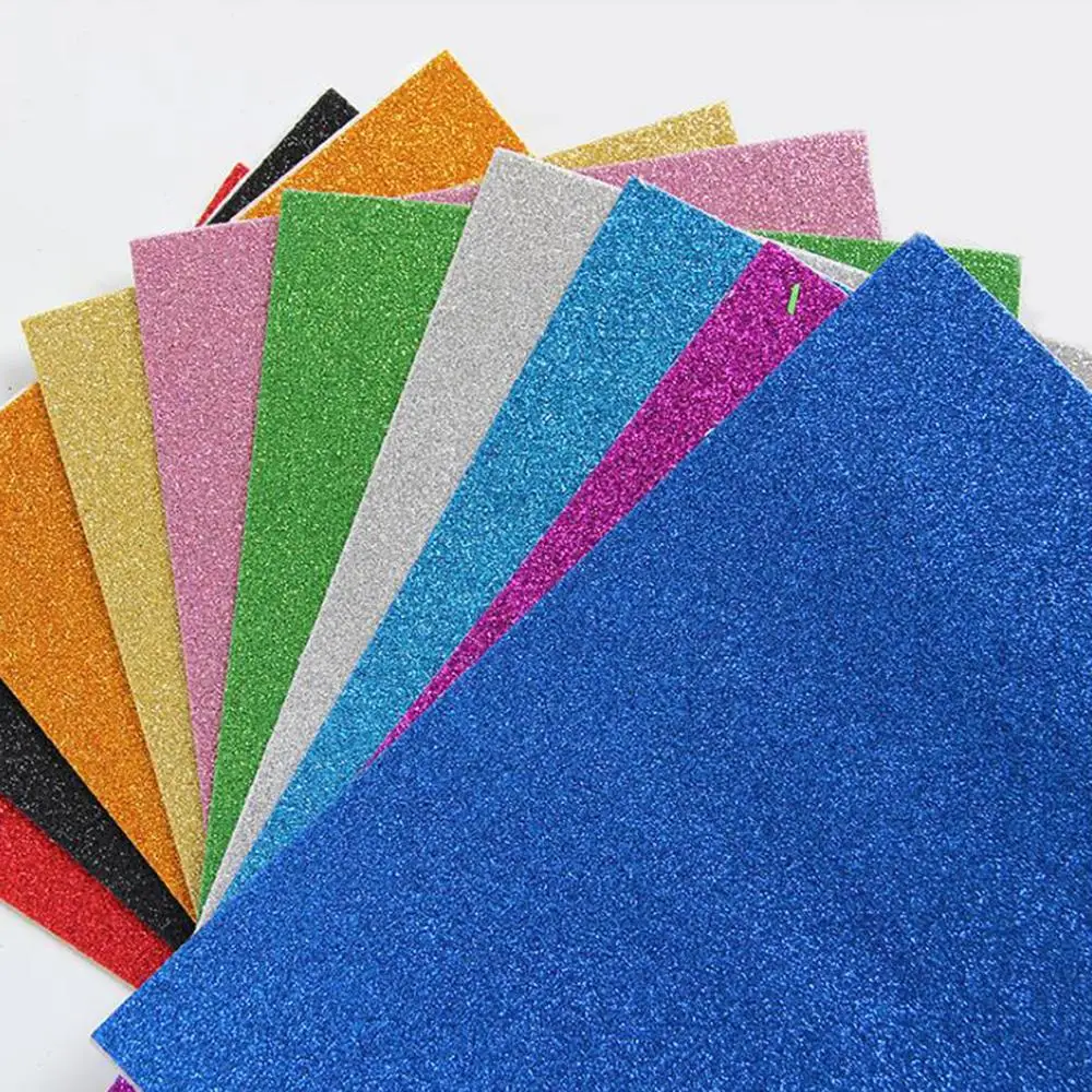 

20pcs self adhesive EVA paper glitter decorating sponge craft paper
