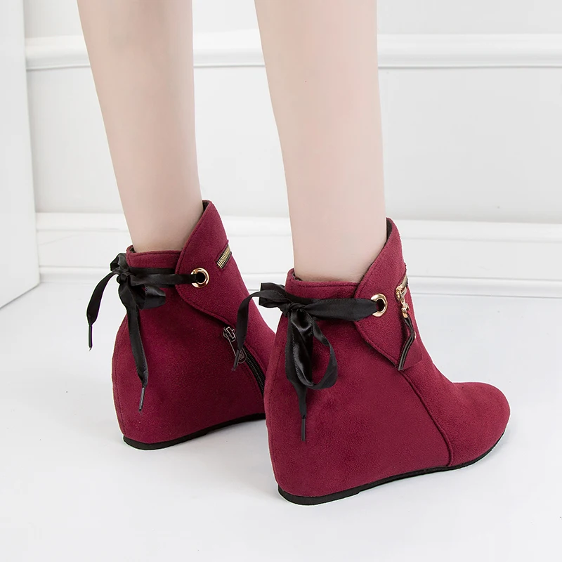 Женские дышащие ботинки с высоким берцем Цвет черный зеленый красный Женская