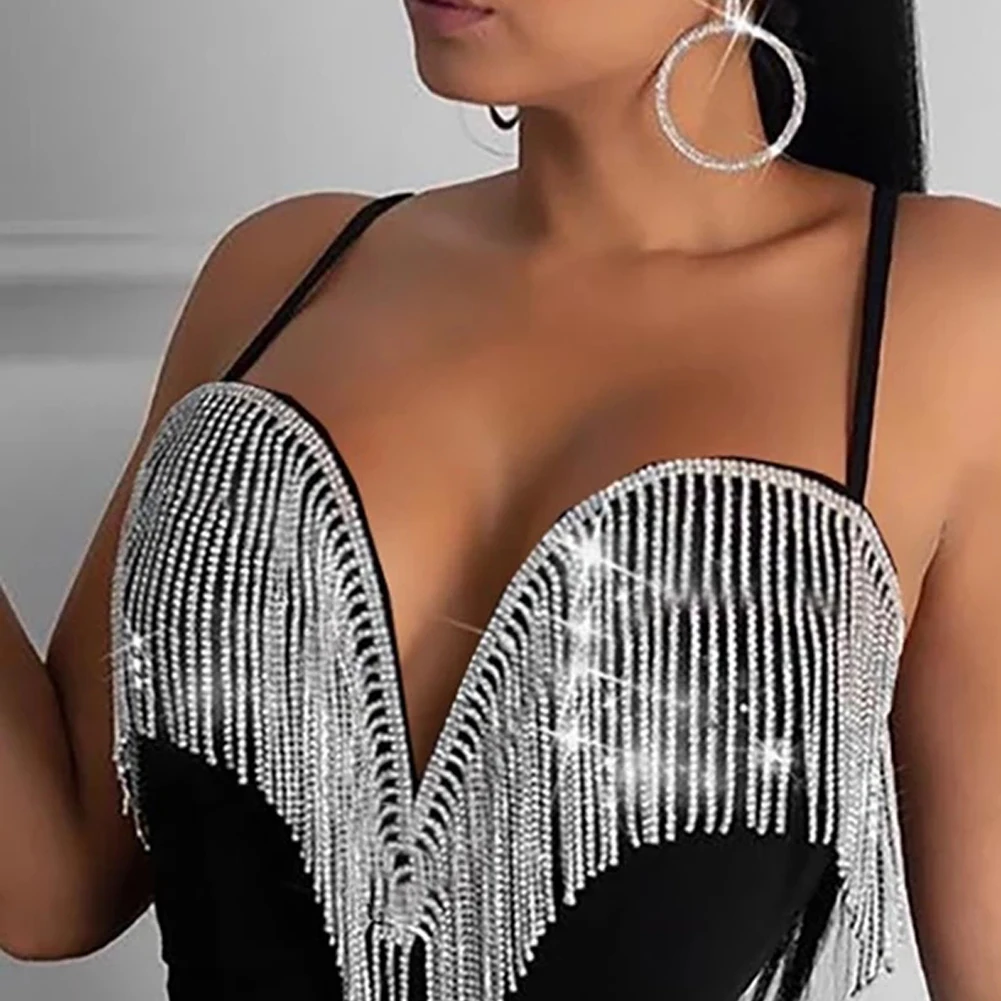 Платье HIRIGIN женское с V-образным вырезом пикантное облегающее мини-платье