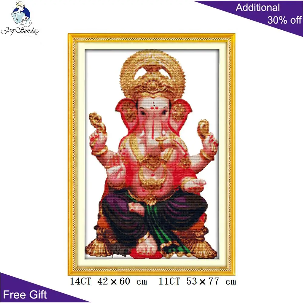 Набор для вышивки крестом Joy Sunday набор домашнего декора багажника Jixiang Kwan yin