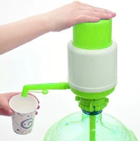 hot portable 5 gallon bottled drinking water hand press manual pump dispenser removable vacuum action manual pump dispenser