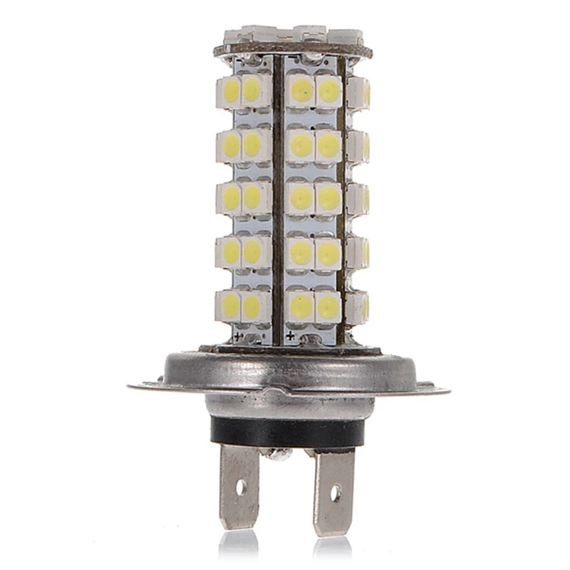 Ксеноновая белая лампа головного света 68 SMD 6000 K 1 шт. автомобильная светодиодная