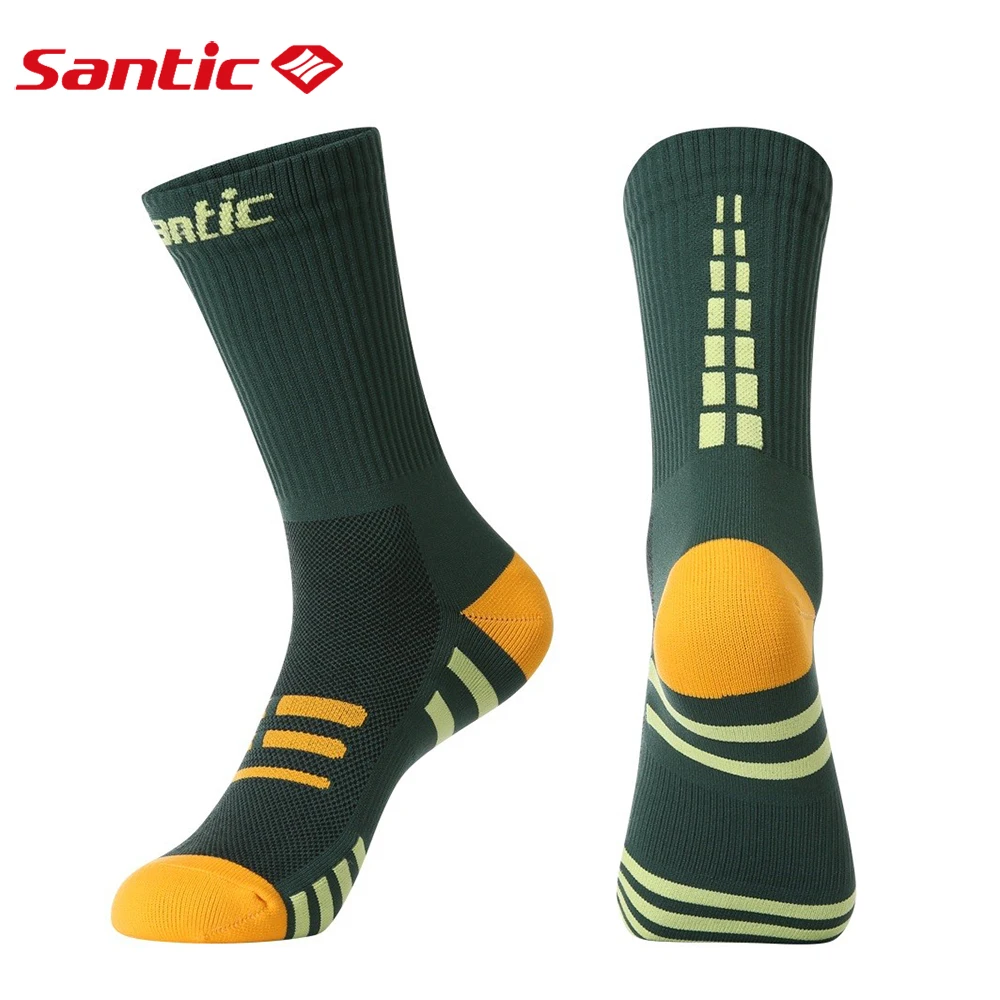 

Велосипедные носки Santic для женщин и мужчин, спортивные носки для горных велосипедов разных цветов, дышащие сетчатые уличные Компрессионные...