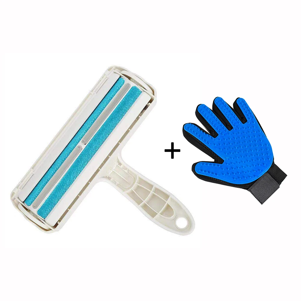 Brush Glove Lift B Перчатка для ухода за домашними животными 2-Way для удаления шерсти домашних животных роликовый комплект для удаления шерсти собак и кошек с мебели самоочищающаяся Машинка для удаления шерсти домашних животных - Цвет: Brush Glove Lift B