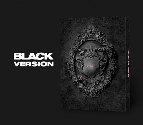 [MYKPOP]~ Официальный~ BLACKPINK Mini 2: KILL THIS LOVE Album CD+ Photo Book, KPOP SA19081102-BLACK Ver
