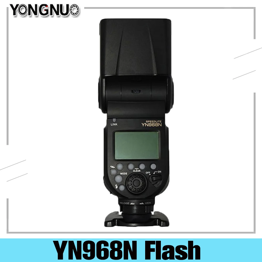 YONGNUO YN968N Wireless Flash Speedlite Equipped with LED Light YN968 TTL for Nikon DSLR Camera Fit YN622N YN560-TX RF603 | Электроника