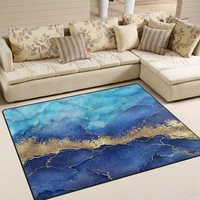 marble art painting design floor mat rectangular large size carpet for living room bedroom water absorption non slip rug doormat