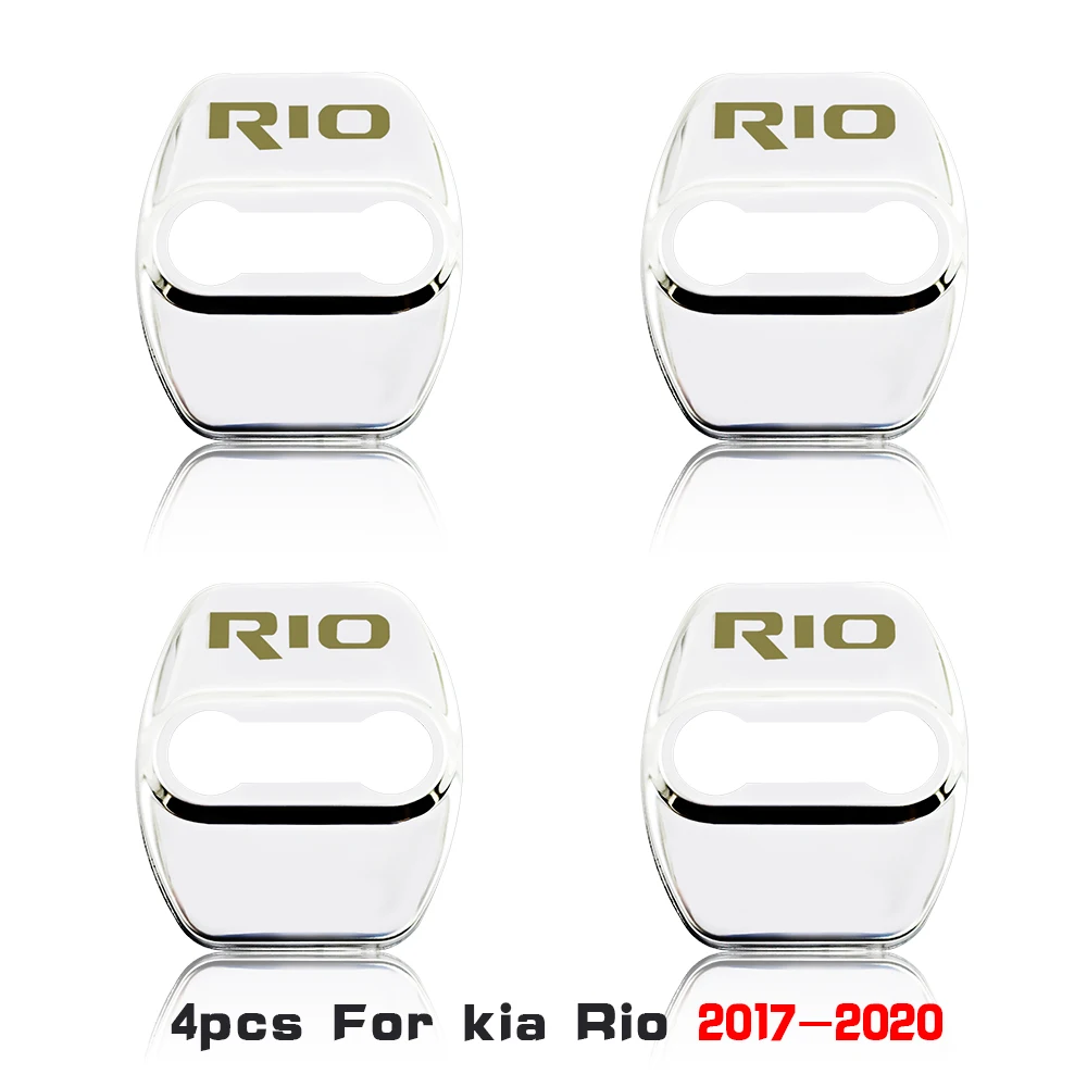 

FLYJ 4 шт. Φ Защитная Пряжка автомобильные аксессуары интерьер для KIA RIO 2 3 4 5 Xline x line Автомобильная наклейка
