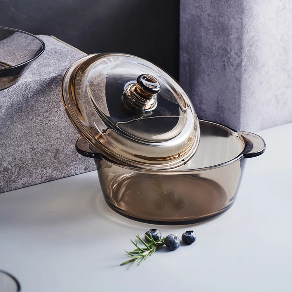 Кухня барная стойка поставки Зеленое яблоко французский Стекло горшок посуда с