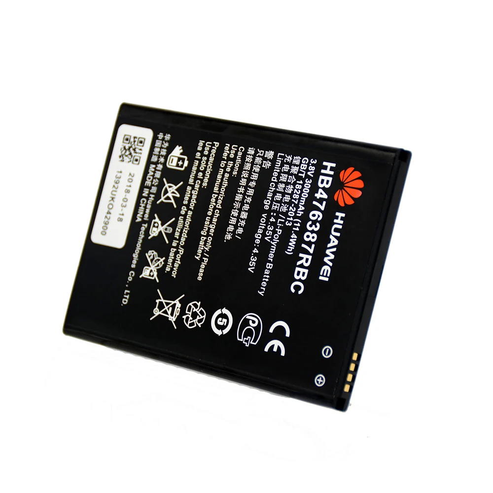 100% Оригинальный аккумулятор HB476387RBC для Huawei Honor 3X G750 B199 3000 мАч литий полимерная