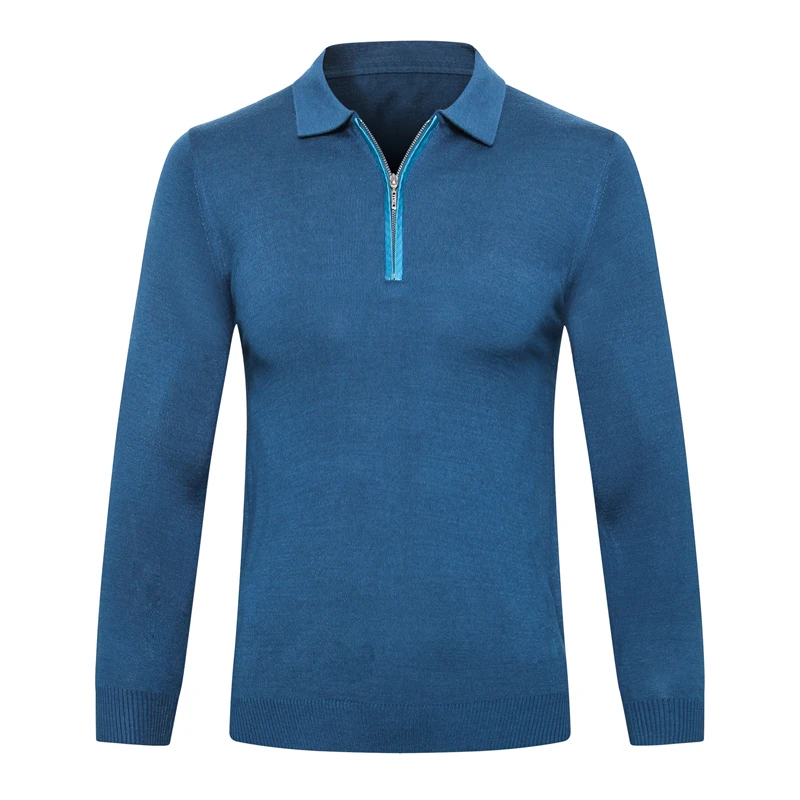 Мужской Повседневный свитер на молнии из натуральной кожи | Мужская одежда