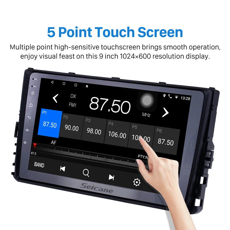 Seicane 9 дюймов Android 10 0 автомобильное стерео для 2018 VW Volkswagen универсальный GPS