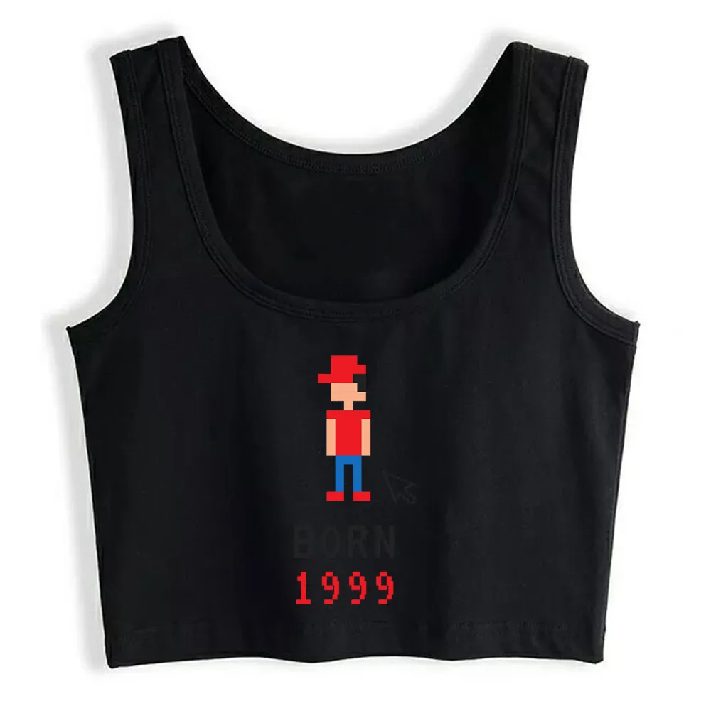 

Crop Top Women Born 1999 Harajuku Tank Top Women Casual Women Clothes