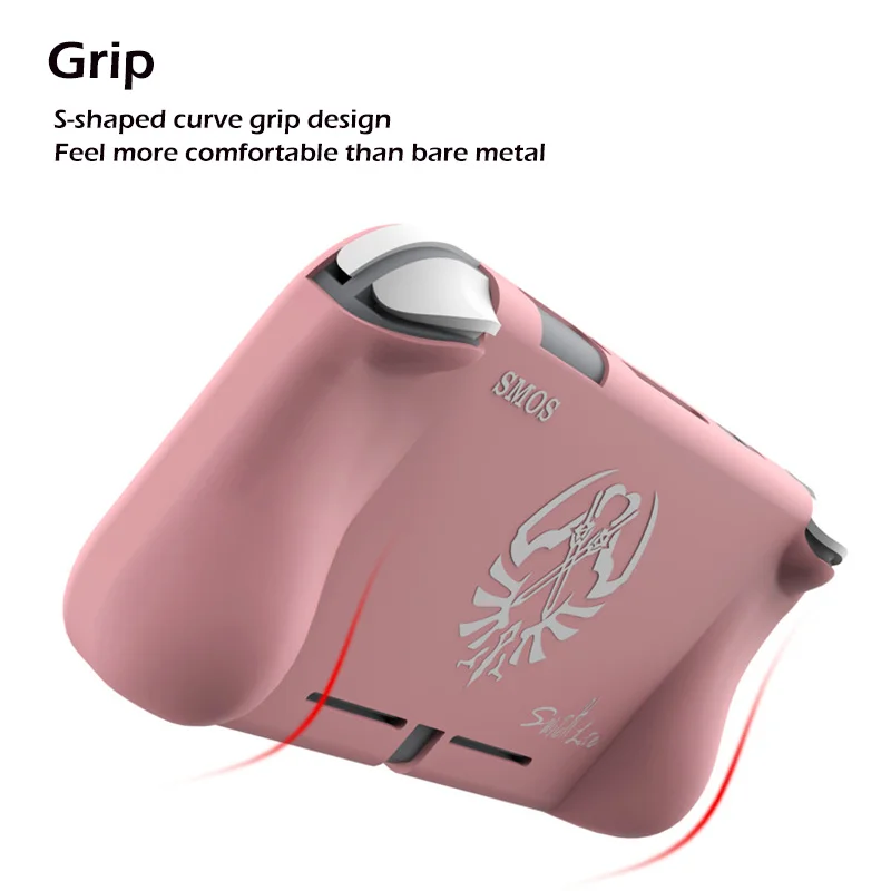 Силиконовый чехол для Nintendo Switch Lite розовый милый цветной задняя крышка аксессуары