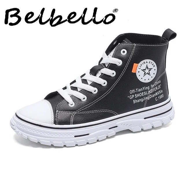 Новинка Осень зима 2019 мужская спортивная обувь с высоким версием в Корейском