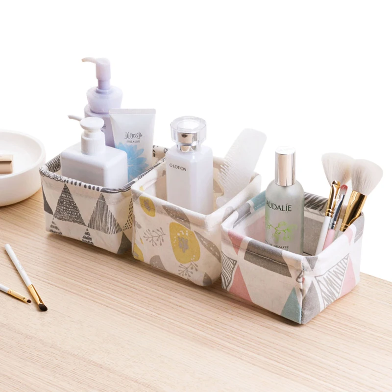 Snailhouse настольная Водонепроницаемая корзина для хранения льняная мелочей с