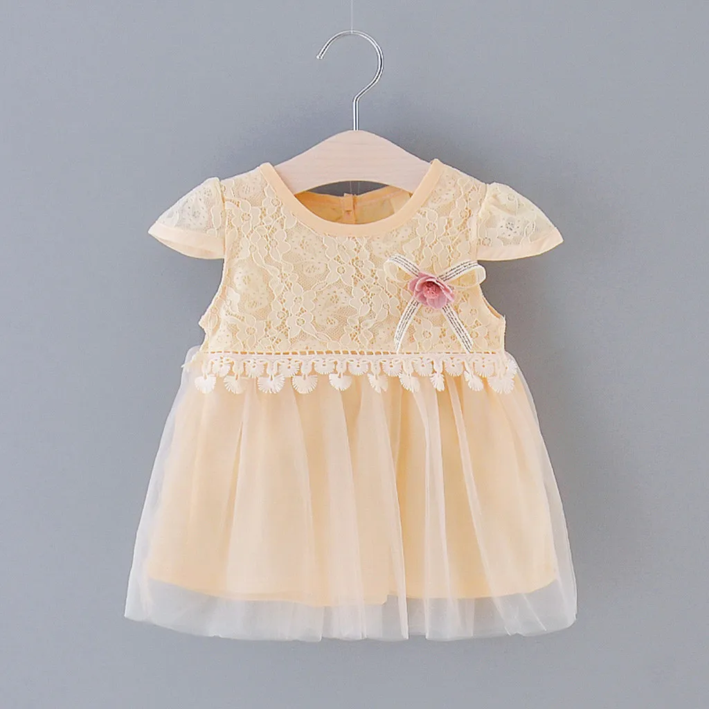 Новинка 2020 весенне-летнее платье для девочек детские топы с кружевным принтом