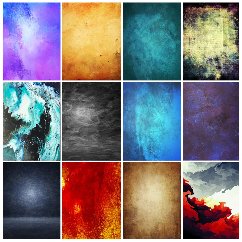 

Abstract Gradient Grunge Vintage Art Fabric Photo Backdrop Baby Shower Portrait Photography Background Studio 210325CAO-02