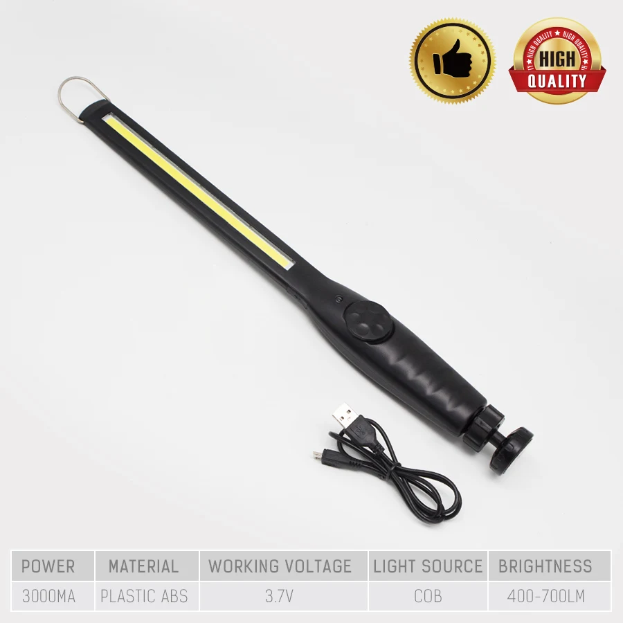 DINGDIAN LED DC3.7V USB перезаряжаемая Рабочая Лампа COB светодиодный фонарик Рабочий