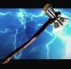 1: 1, игрушечный молоток топора, оружие, косплей, ролевая игра, фильмы, гром, штурмовой молот, амулет, фигурка, модель, игрушка из ПУ, 73 см