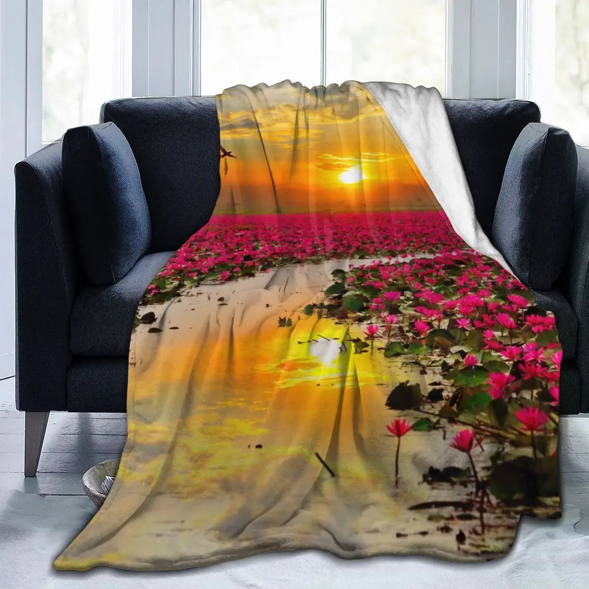 

Manta de franela с принтом цветов в 3D, ropa de cama, suave, cubierta de cama, decorar textil para el доме