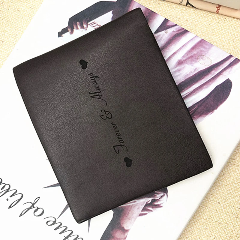 Personalized Credit Card Holder Wallet Men Gifts for Dad/Men/Husband High Quality Bifold Photo Gift Purse Wallets Father's Day